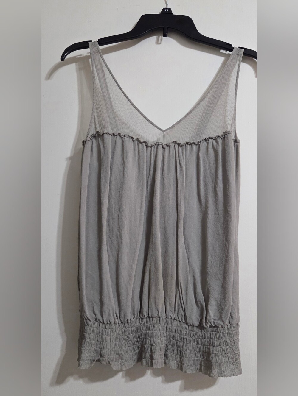 GUESS Gray Sleeveless Top With Open Back